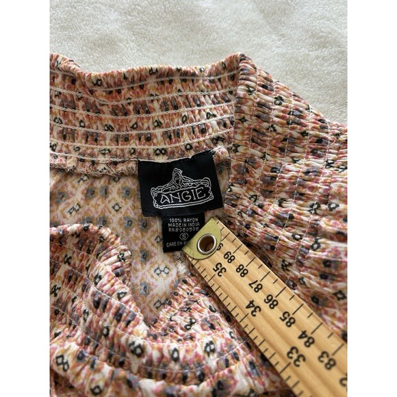 Angie Womens Pants Small Wide Leg Flowy Boho Festival Lace Hippie Beach Pant - Picture 12 of 12